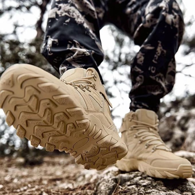 Buty taktyczne trekkingowe pustynny beż „Huile” - obrazek 3