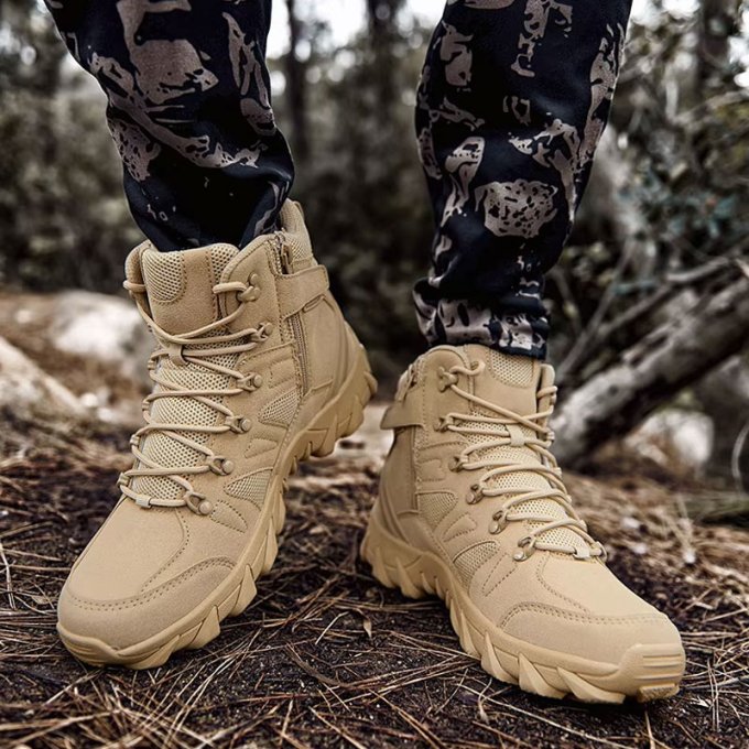 Buty taktyczne trekkingowe pustynny beż „Huile” - obrazek 7