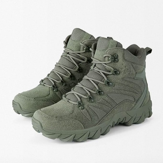 Buty trekkingowe taktyczne oliwkowe „Huile” - obrazek 2