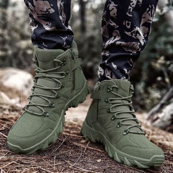Tactical hiking boots Olive Green "Huile"