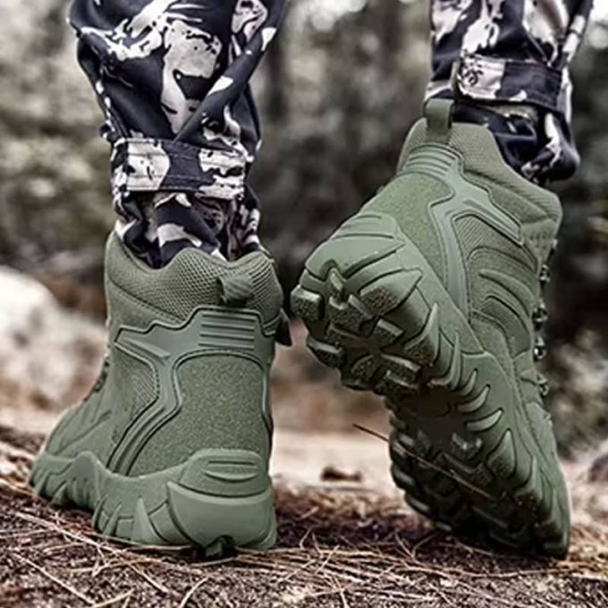 Buty trekkingowe taktyczne oliwkowe „Huile” - obrazek 5