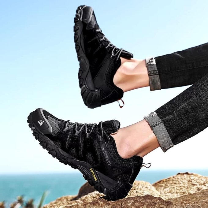 Buty taktyczne trekkingowe Mountain czarne - obrazek 4