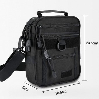 Tactical sling bag with holster for pistol