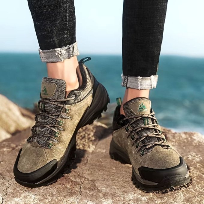 Taktyczne buty trailowe Hikeup brązowe - obrazek 2