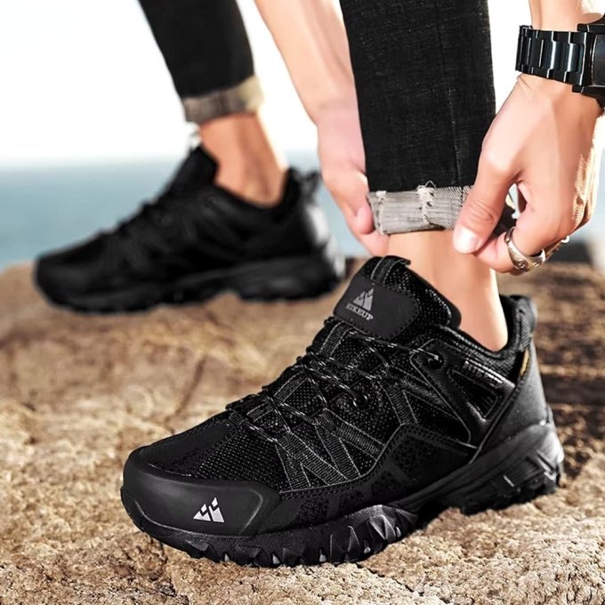 Buty taktyczne terenowe Climb-up czarne - obrazek 2