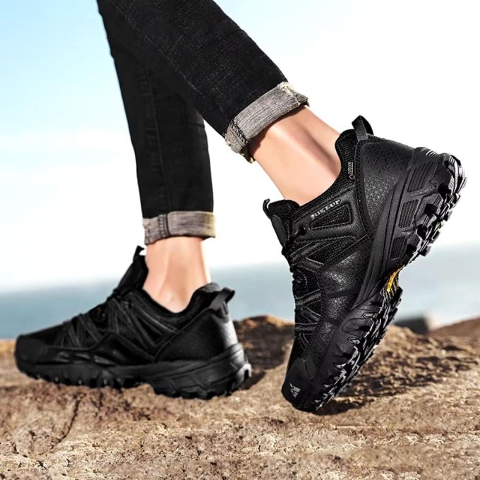 Buty taktyczne terenowe Climb-up czarne - obrazek 3