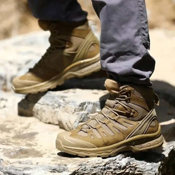 Buty trekkingowe wodoodporne Coyote Brown - obrazek 3