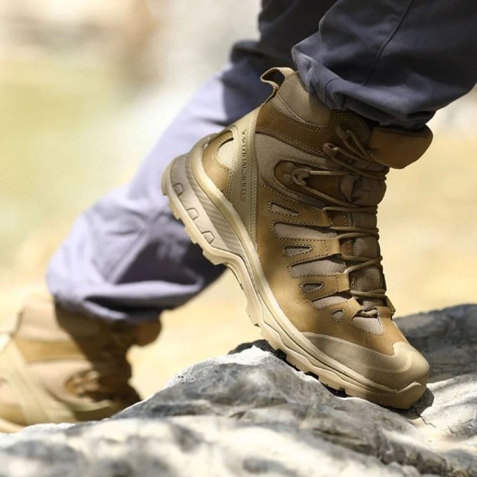 Buty trekkingowe wodoodporne Coyote Brown - obrazek 4