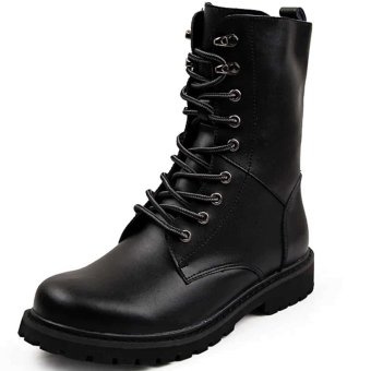 Wodoodporne skórzane buty taktyczne