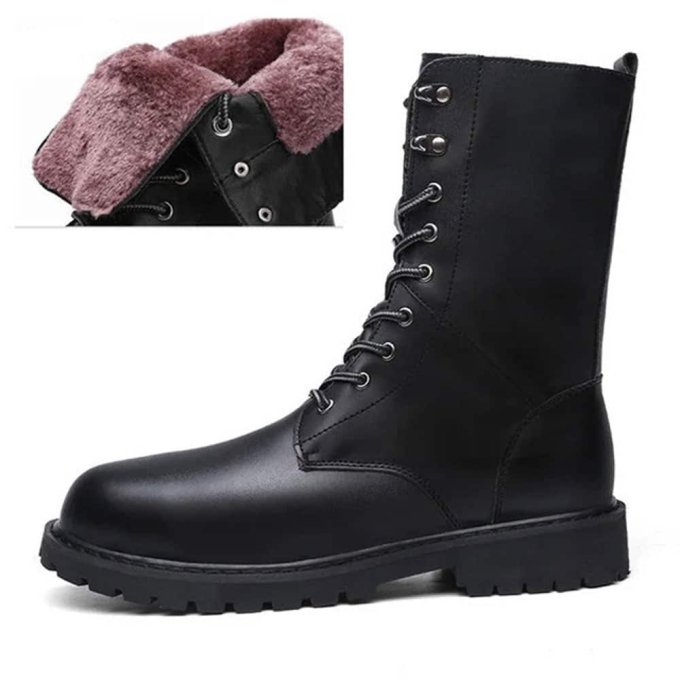 Wodoodporne skórzane buty taktyczne - obrazek 6