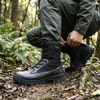 Combat Hiking boots Black