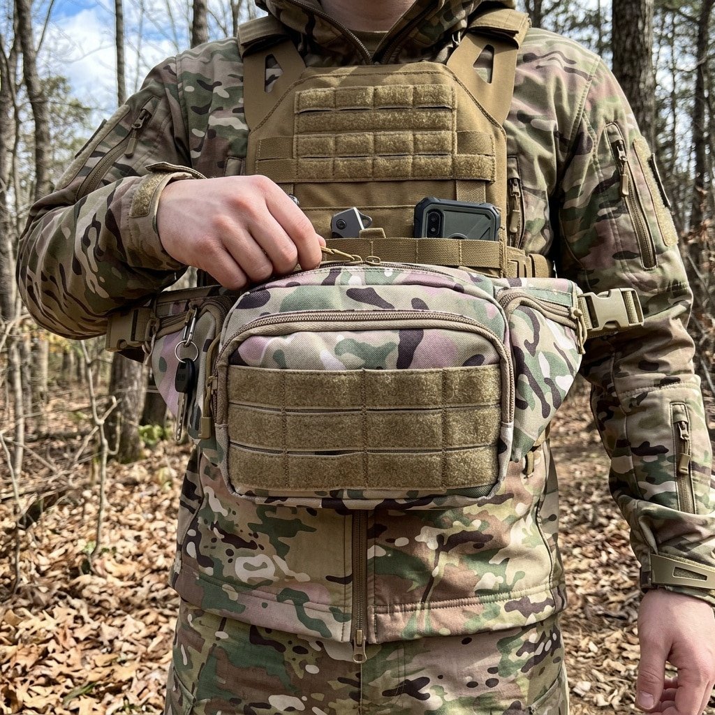 Tactical fanny pack Multicam