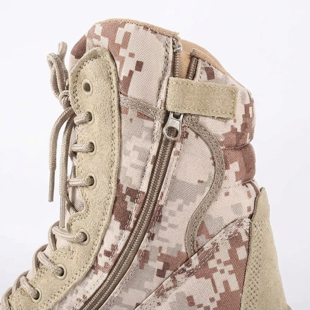 Tactical side zip boots Camouflage Desert Digital