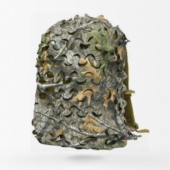 Pokrowiec ghillie 3D na plecak – kamuflaż myśliwski