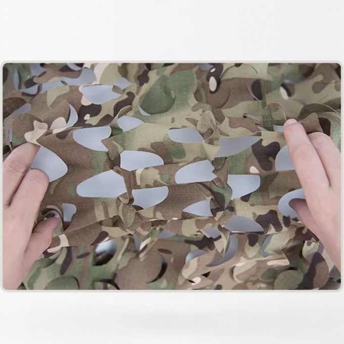 Pokrowiec maskujący Ghillie 3D na plecak - Multicam - obrazek 5