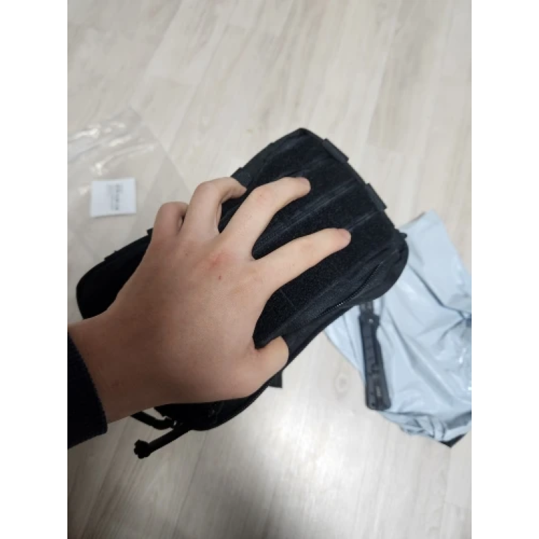 Mała taktyczna torba na pierś czarna photo review