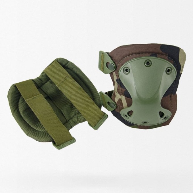 Ochraniacze na łokcie i kolana Woodland Tactical - obrazek 2