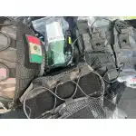 Czarne taktyczne ochraniacze na łokcie i kolana photo review