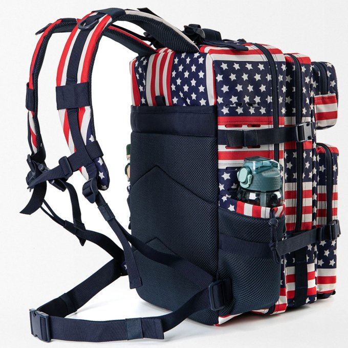 Plecak taktyczny 50 l z flagą USA - obrazek 3