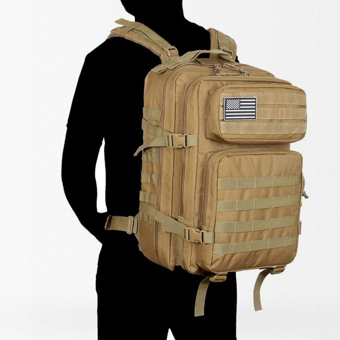 Plecak taktyczny Coyote Brown 45L - obrazek 6