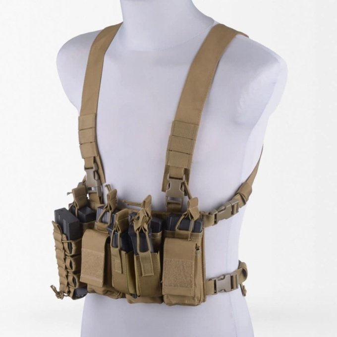 Uprząż piersiowa D3CR Desert Tan - obrazek 2