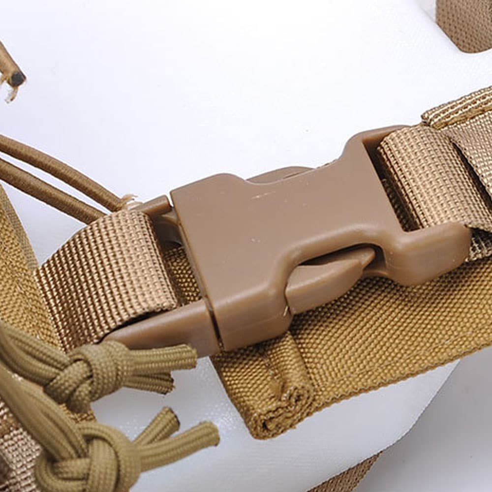 Lekka uprząż piersiowa Coyote Brown - obrazek 3