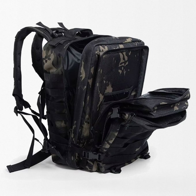 Plecak taktyczny Multicam czarny 45 l - obrazek 2