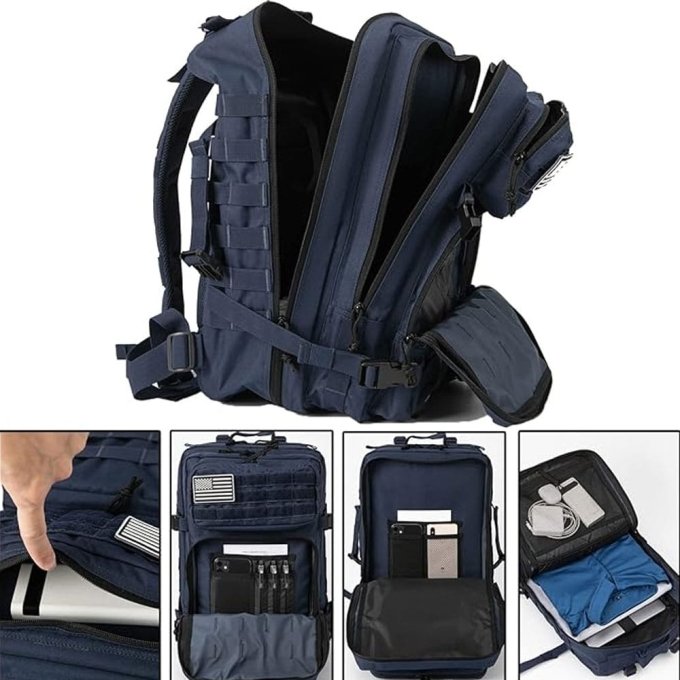 Plecak MOLLE 45 l granatowy - obrazek 4