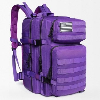Fioletowy plecak taktyczny 45 l