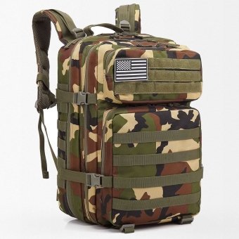 Plecak taktyczny 45 l w kamuflażu Woodland