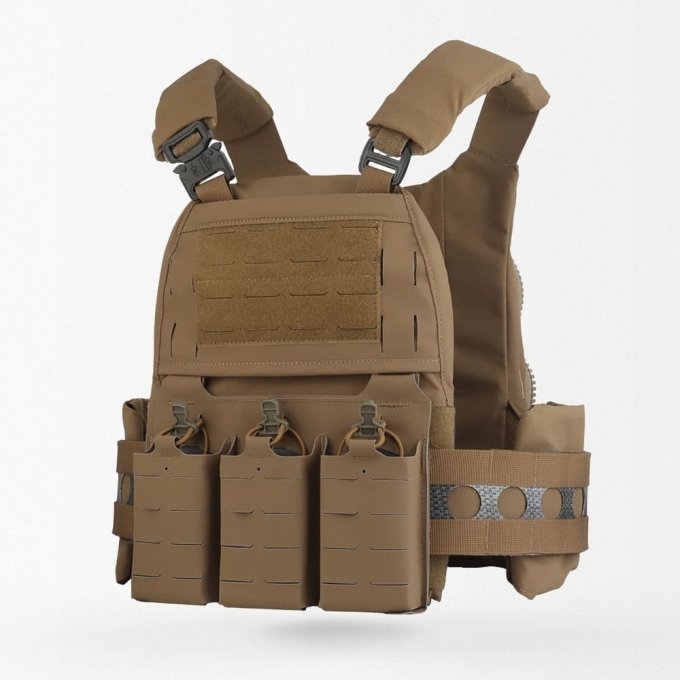 Taktyczna kamizelka na płyty balistyczne Ferro Concept khaki