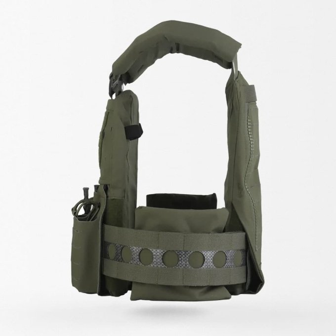 Taktyczna kamizelka Ferro Concepts Plate Carrier, zielona OD - obrazek 3