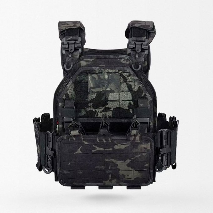 Lekka kamizelka taktyczna Plate Carrier Multicam Black