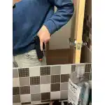 Praworęczna kabura Glock 17 z ładownicami na magazynki 9 mm photo review