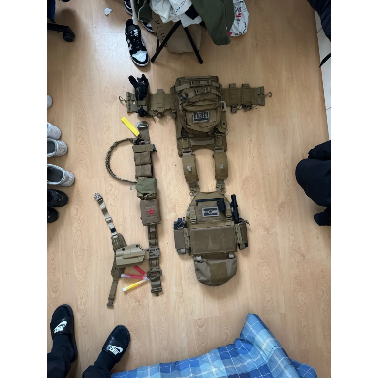 Taktyczny pas udowy wycinany laserowo photo review