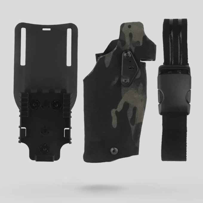Kabura udowa Multicam Black do Glocka 17
