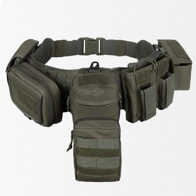 Pas taktyczny z wyściółką i ładownicami MOLLE - obrazek 4