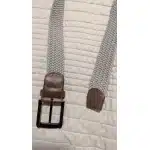 Parciany pas wojskowy z klamrą na bolcu photo review