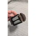 Parciany pas wojskowy z klamrą na bolcu photo review