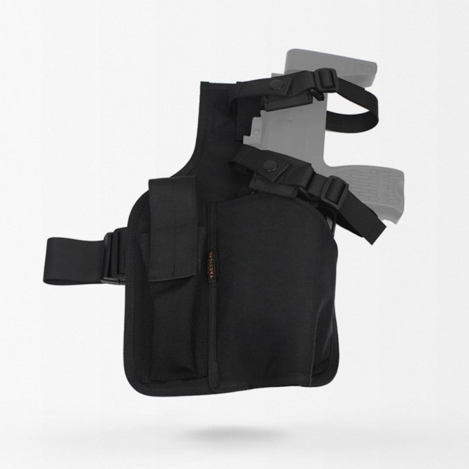 Kabura udowa MP7 z ładownicą na magazynki