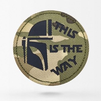 This is the way naszywka camo