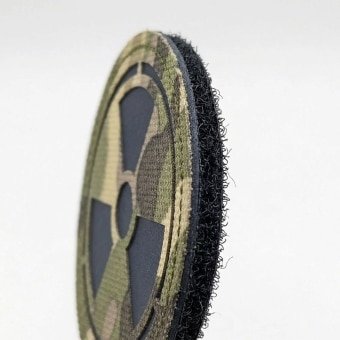 Round restricted area tactical patch