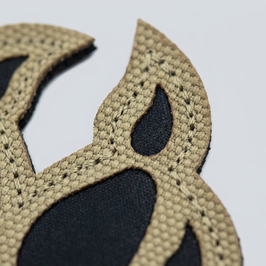 Shaped tactical paw patch