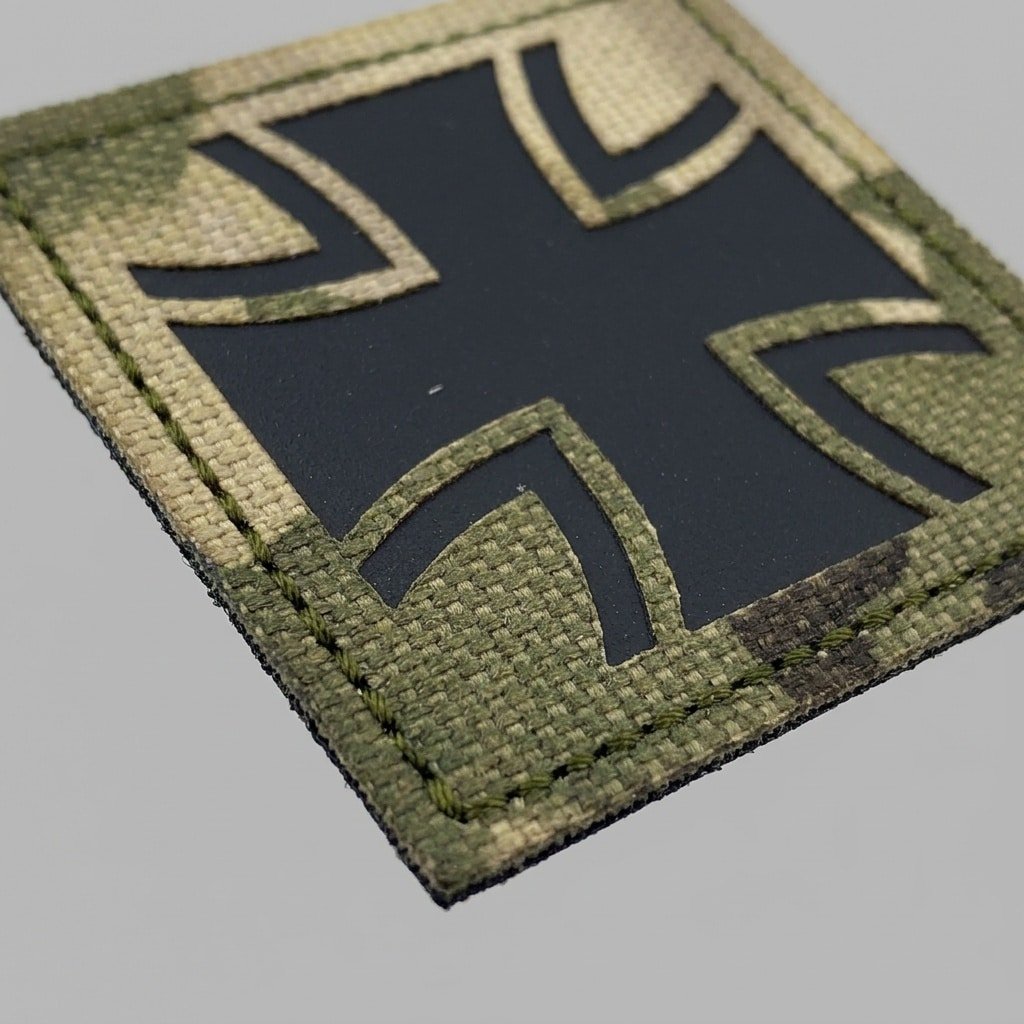 Square cross patty patch
