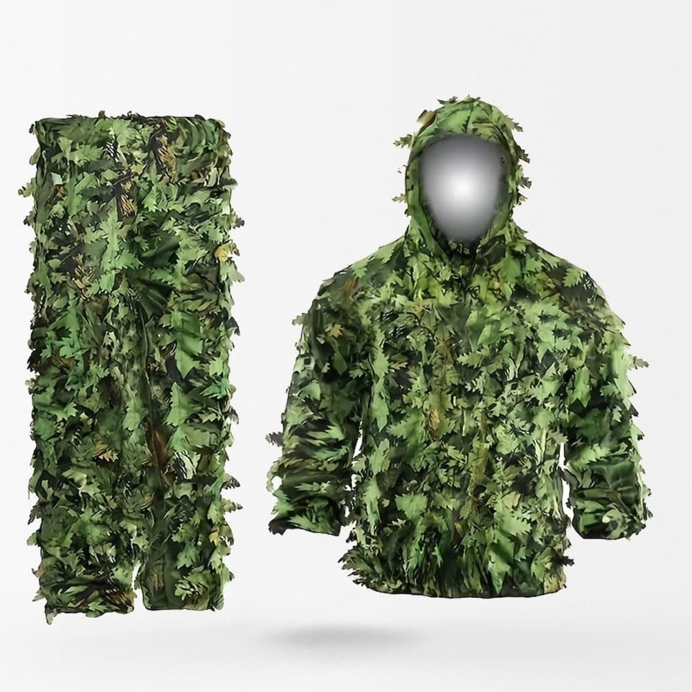 Kombinezon ghillie z bionicznymi liśćmi