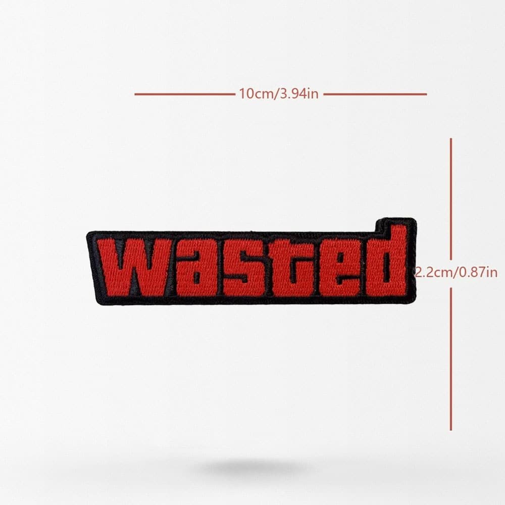Naszywka haftowana Wasted Gaming - obrazek 5