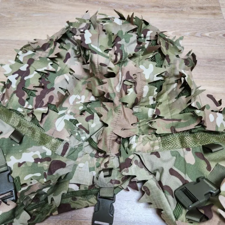 Ghillie Leaf Viper Hood – kaptur z liśćmi 3D photo review
