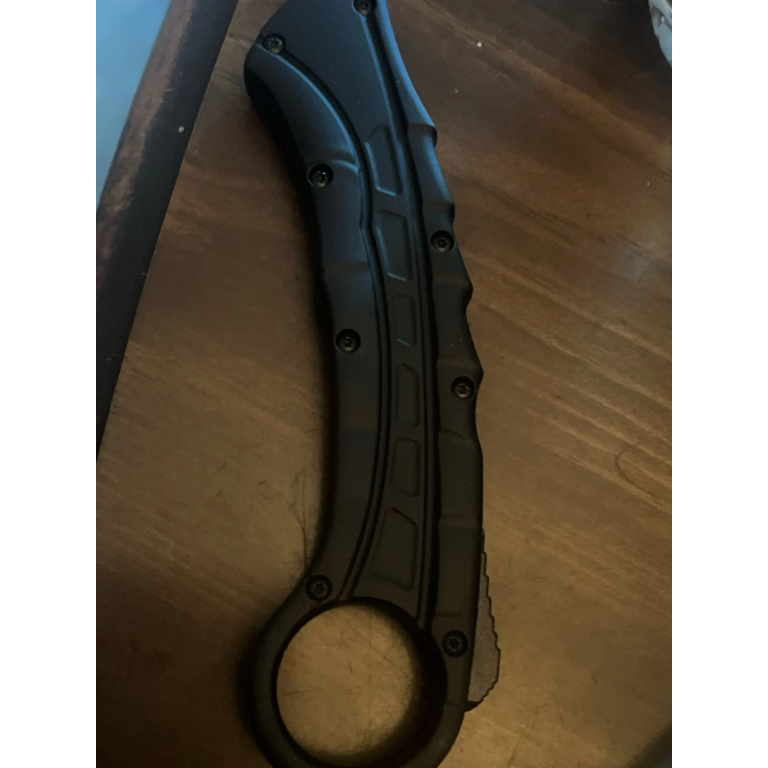 Click to view full screen Military hawkbill fixed blade knife photo review