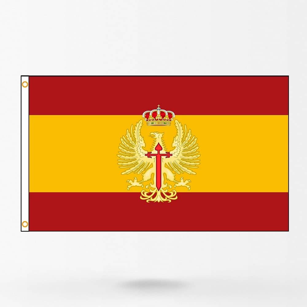 Flaga wojskowa Hiszpanii